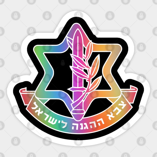 Israeli Defense Forces Insignia - IDF Sticker by EphemeraKiosk